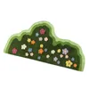 Tapis Plantes Tapis De Fleurs Lavable Résistant À La Saleté Irrégulière Esthétique Art Décor Chevet Tapis Décoratif Pour Chambre À Coucher De Ménage