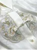 Blusas de mujer Camisas de estilo chino de satén Ropa bordada de seda Primavera/Verano Tops sueltos de manga larga para mujer YCMYUNYAN