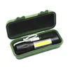 Mini USB -laddningsbar kolv ficklampan Adutable Zoom Aluminium Eloy Q5 Torch Portable Outdoor Camping Lamp 3W Inbyggd batterilampor Ljus med presentförpackning