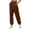 Pantalons pour femmes Femmes Sweat Casual Polaire Doublé Large Jambe Droite Exercice Bas Joggers Entraînement Taille Haute