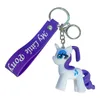 Nuovo simpatico portachiavi Pony Pauli Arcobaleno Unicorno Portachiavi Creativo Cartoon Car Hanger all'ingrosso