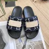 Designer Men Slippers Women Sandals with Correct Flower Green Box Dust Bag Shoes Thick Sole Embroidered Slide Summer Wide Flat Slipper size 35-44