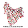 Одеяла унисекс младенцы, получающие с соответствующей шляпой Po Pops Gift Gift Baby Muslin Swaddle мягкое одеяло