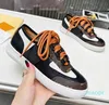 2024 womens designer shoe Sports Casual shoes Travel fashion white women Flat SHoes lace-up Leather sneaker cloth gym Trainers platform lady sneakers size