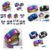 Band Rings 25Pcs Color Mix Serenity Prayer Stainless Steel Cross Men Women Fashion Wholesale Relius Jesus Jewelry Lots Drop D Dhgarden Dhbql