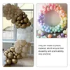 Decorazione per feste Anello per palloncini Ghirlanda Arco tondo Supporto per matrimoni Cornice circolare Palloncini in plastica Cerchi tropicali