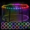 Party Favor RGB16 Color 12m 100 Lamps LED TRAMPOLINE LIGHT Vattentät batterilåda Utomhusbarn Atmosfär Game Drop Delivery Hom DHGFM