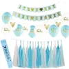 Dekoracja imprezowa Funpa Delifful Balloons Baby Shower Glitter Dekoracyjne balonowe ozdoby z frędzlami