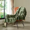 Base Pattern Horse Printing Air Conditioning Blanket Skin-Friendly Cotton Cashmere Cover Blanket Office Leisure Shawl Blanket