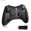 Kontrolery gier joysticks Bonadget Wireless Game kontroler do Xbox360+2.4GH Gamepad Joystick dla Microsoft PC Windows 7 8 10y240322