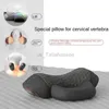 Massaging Neck Pillowws Electric Neck Massage Pillow Cervical Orthopedic Pillow Back Neck Massager Vibration Hot Compress Massage Relieve fatigue 24322