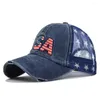 Boll Caps Fashion Baseball Hat Thin Unisex Dekorativ 4 juli Independence Day Sun Protection