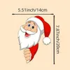 Update Christmas For Sticker Automotive Decor Stickers Funny Santa Claus Decal Car Window