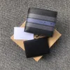 Mens Luxurys Designer Wallet Cardholder Lederen kaarthouder Coache munt Portemonnees Stripe reliëfvoeten Dames pocket portemonnee mode paspoorthouders vouwen sleutel zakje