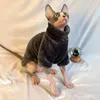 Bequeme Sphynx-Katzenkleidung für den Winter, Katzen-Hoodie-Mantel für Haustierkleidung, niedliche Kleidung, Hemd für haarlose Katzen, Haustierlieferant 240322