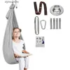 Hammocks Training childrens elastic swing sensors to alleviate indoor swing hammer therapy for autism swing Y240322