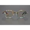 Solglasögon ramar japansk stil högkvalitativ ren titaniumsquare glas ram för män kvinnor optisk myopia designer glasögon
