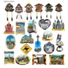 Fridge Magnets Europe Austria 3D Frozen Magnet Tourism Souvenir Refrigerator Magnet Sticker Collection Handmade Decoration Article Y240322