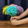 Faux Floral Greenery 10pcs Artificial Flower Babys Breath Wedding Home Decoration Artificial Gypsophila Living Room Home Decoration Plastic Bouquet Y240322