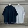ウェルドンの夏のレタープリント半袖シルエットファッションラベルルーズフィッティングメンズアンドウィメンズアウターシャツの確認済みバージョン