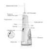 Andra apparater Oral Irrigator USB -uppladdningsbar handfat Portable Dental Sink 310 ml Vattentank IPX7 Vattentäta tänder Rengöring av resor H2403227BFY