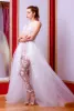 gorgeous wedding dresses jumpsuits with detachable train lace appliques plus size bridal gowns pants suits robe de