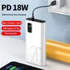 The latest ultra-thin power bank super fast charging PD22.5W protocol fast charging supports Iphone Huawei Xiaomi samsung