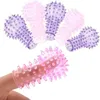 Designer Sex Massage Gloves Fun Finger Set Womens G-spot Massage Stimulating Masturbation Set Crystal Spiked Wolf Teeth Set Aoxy