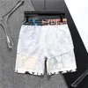 2024 Summer Casual Shorts Surf Beach Pants Casual Men's Fitness Boxing Shorts High-End vardagliga slitage