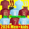 NOWOŚĆ 2024 BELGII SOCCER JERSEY Wersja gracza Belgium Mertens Batshuayi Tielemans T.HAZARD de Bruyne R.Lukaku E.HAZD MĘŻCZYZN KOBIET KOSZYNG KAITT