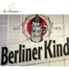 Accessoires Berliner Kindl Beer Flag 3ft * 5ft (90 * 150cm) Taille Décorations de Noël pour la maison Drapeau Bannière Intérieur Extérieur Décor BER14