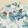 Clothing Sets Toddler Baby Boy Shorts Hawaiian Outfit Infant Short Sleeve Shirt Top Suit Summer Clothes