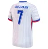 24 25 Euro Cup Französisches Heimtrikot MBAPPE Fußballtrikots DEMBELE COMAN SALIBA KANTE Maillot De Foot Equipe Maillots GRIEZMANN Kinder Männer Frauen Fans Spieler Fußballtrikot