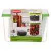 Rubbermaid Freshworks Saver, пластиковые контейнеры для хранения средних и крупных продуктов, набор из 6 предметов