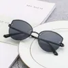 2 pcs Fashion luxury designer 23 Sunglasses womens half frame high-end natural beauty artifact butterfly frame gradient cut edge sunglasses versatile