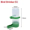 Autres fournitures d'oiseaux Mangeoire en plastique Alimentation en eau Alimentation automatique Buveur Perroquet Pet Boire Coupe Bols Distributeur