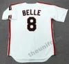 Masculino 1948-1999 Cleveland LOU BOUDREAU ROCKY COLAVITO AL ROSEN JAKE TAYLOR KENNY LOFTON ALBERT BELLE RAY FOSSE CARLOS BAERGA Camisa de beisebol retrô S-5XL