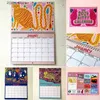 Calendário 2024 Kitty Calendar Mensal Planner Página inteira Meses Este calendário de parede Organizador diário Mensal Cat Calendar Decor Y240322