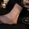 Изысканные женские браслеты на щиколотке со сверкающими бриллиантами