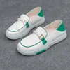 Casual Shoes 2024 Spring Autumn Loafers for Women Soft Leather Flat Single Fashion Mix Color Female