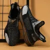 Botas novas tênis de corrida para homens de treinamento atlético Sapatos esportivos ao ar livre tênis de caminhada não -lipsista de desgaste para homens