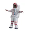 Unisex Inflatable Astronaut Costume Cosplay Kindergarten Performance Fancy Dress Halloween Cartoon Carnival Party