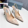 2024 sandalen schoenen voor dames slingback pumps luxe schoenen dames hoge hakken feestbruiloft