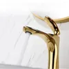 Bathroom Sink Faucets Tianview Zinc Alloy And Cold Built-in Basin Faucet Golden Mixed Water Single-hole Countertop