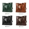 Bolsas de ombro Mulheres Bolsas de Couro Grande Capacidade Moda Senhoras Sling Feminino Lado