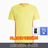 2024 Colombia Camisetas de fútbol visitante Valderrama FALCAO JAMES Inicio 24 25 Colombia Camiseta de fútbol CUADRADO Equipo nacional Hombres Niños Kit Camiseta De Futbol