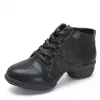 Ayakkabılar Yeni Varış Pu Kadın Modern Dans Ayakkabıları Bayanlar Yumuşak Kauçuk Sole Balo Salonu Caz Tango Dans Edebiyat Spor ayakkabılar 4cm Orta Topuk 3 Renk