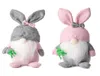 Gnomo festivo de Pascua, decoraciones de conejito de peluche, muñecas hechas a mano, regalos para niños, elfo de primavera, adornos para el hogar y la sala de estar XBJK22029194201