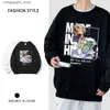 Felpe con cappuccio da uomo Felpe Enrico Pucci Anime JoJos Bizarre Adventure Manga Graphic Oversize Uomo Pullover Tuta da donna Top Abbigliamento invernale Q240322