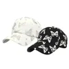 Ball Caps Women's Hat Butterfly Print Baseball Cap Korean Version Of The Duck Fashion Sun Visor Mushing Pretty Girl